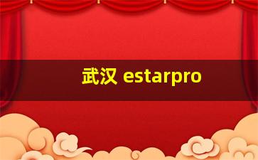 武汉 estarpro